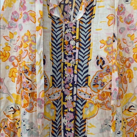 Free People  cream Tulum tunic - Picture 7 of 9